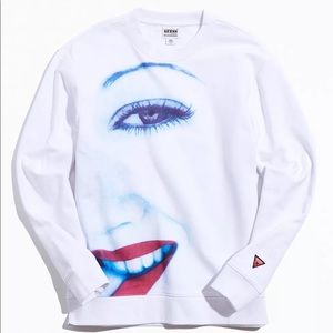 Guess X Pleasures Lip Bite Crewneck